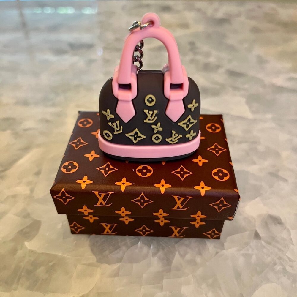 Mini 3D Decorative Fashion Handbag Bagcharm/Keychain with box